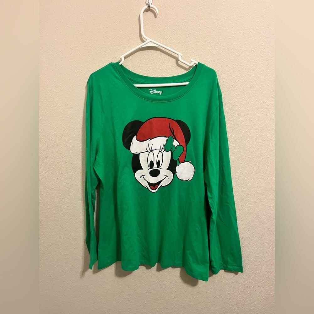 Disney Festive Green Long Sleeve Tee